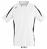 Camiseta Futbol Maracana 2 Kids Ssl Sols - Color Blanco/Negro